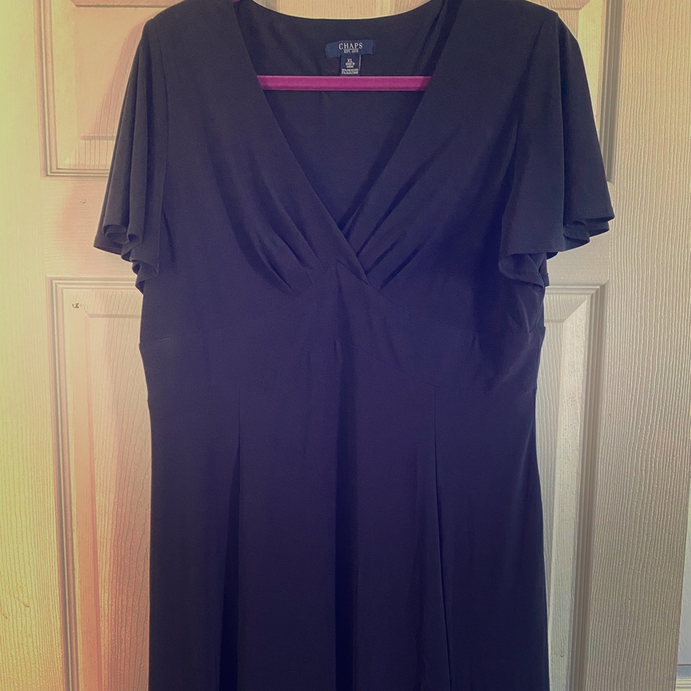 Classic navy blue Chaps dress